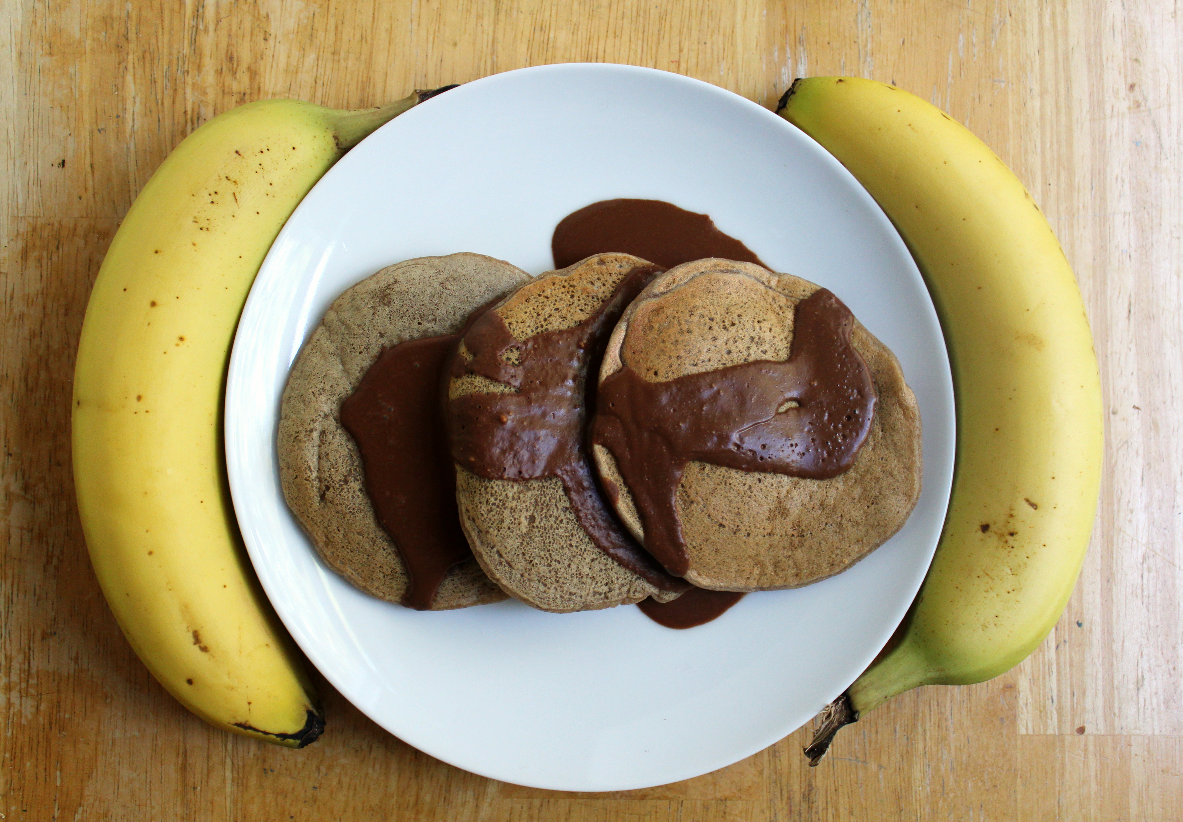 Banana Butterscotch Pancakes | Strength and Sunshine #glutenfree #vegan #pancakes
