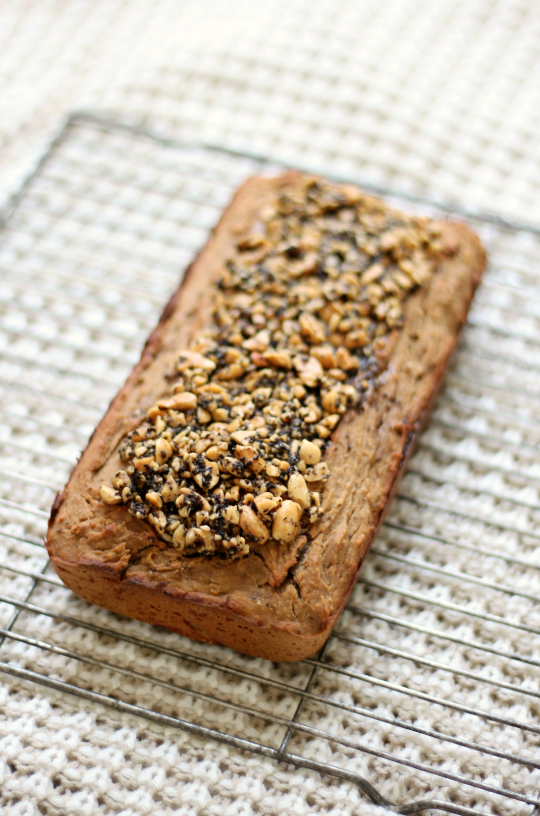 Peanut Butter Espresso Banana Bread | Strength and Sunshine @RebeccaGF666 More than just banana bread. A peanut butter espresso banana bread, moist, soft, secretly nutritious, gluten-free, and vegan. A subtly sweet, buttery, quick bread to make the perfect healthy breakfast, snack, or dessert recipe!