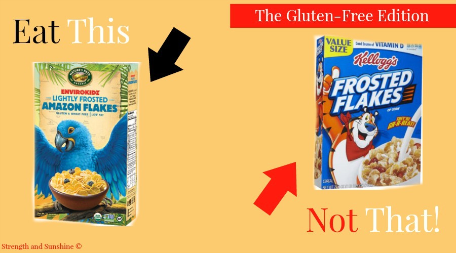 Eat This, Not That! Gluten-Free Edition | Strength and Sunshine @RebeccaGF666 Eat this, not that! Gluten-free edition. Learn the essential, but still delicious, swaps to your new gluten-free diet! Think you can't have pasta or bread as a celiac? Think again! Just eat these simple gluten-free swaps to replace all your old gluten-containing favorites!