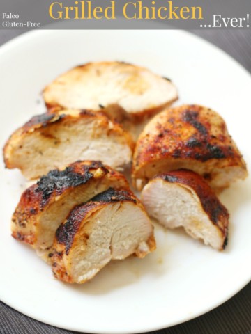 The Greatest Grilled Chicken Ever | Strength and Sunshine @RebeccaGF666 The Greatest Grilled Chicken...EVER! This no-fail recipe for the most flavorful, succulent, and tender chicken will be the only one you'll ever need! This method will produce the best poultry you've ever tasted! Gluten-free, paleo, oil-free, whole 30 approved healthy grilling dinner recipe!