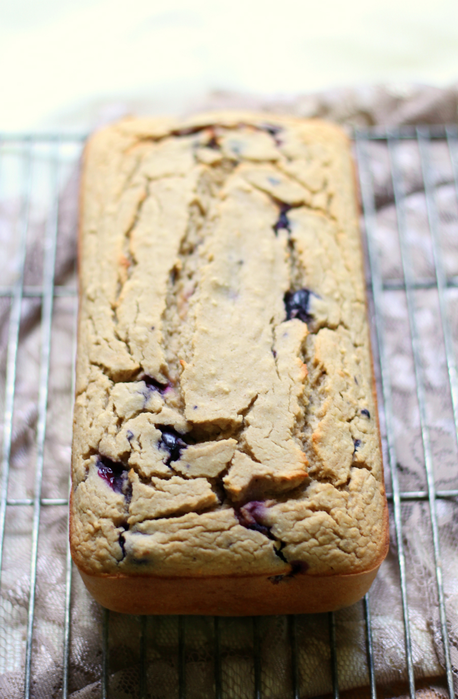 Blueberry Yogurt Banana Bread | Strength and Sunshine @RebeccaGF666 A healthy, moist, delicious, sweet quick bread! This Blueberry Yogurt Banana Bread recipe is gluten-free and vegan, packed with plump blueberries, coconut yogurt, and banana! Perfect for breakfast, brunch, as a snack, or dessert!