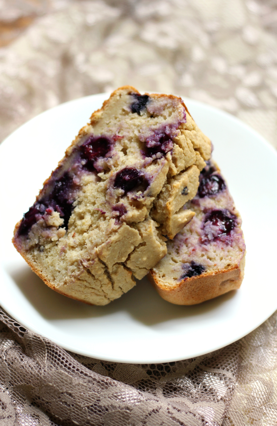 Blueberry Yogurt Banana Bread | Strength and Sunshine @RebeccaGF666 A healthy, moist, delicious, sweet quick bread! This Blueberry Yogurt Banana Bread recipe is gluten-free and vegan, packed with plump blueberries, coconut yogurt, and banana! Perfect for breakfast, brunch, as a snack, or dessert!