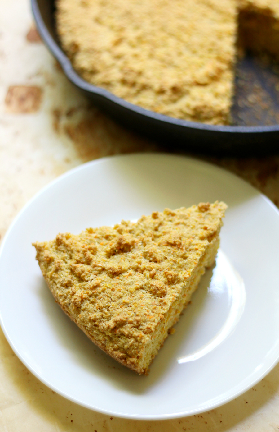 Rustic Gluten-Free Cornbread | Strength and Sunshine @RebeccaGF666 Enjoy the old-fashioned classic once again! Rustic Gluten-Free Cornbread that's vegan and top 8 allergy-free. Baked right in your grandma's seasoned cast iron skillet, this cornbread recipe will bring back all the comfort and good feels!