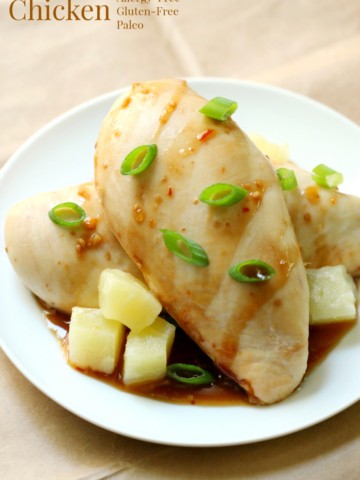 Pineapple Teriyaki Chicken | Strength and Sunshine @RebeccaGF666 Everyone loves some teriyaki! This Pineapple Teriyaki Chicken is gluten-free, paleo, and allergy-free! With a sweet homemade sauce recipe to accompany this new family favorite dinner, weeknights just got a lot more healthy and delicious!