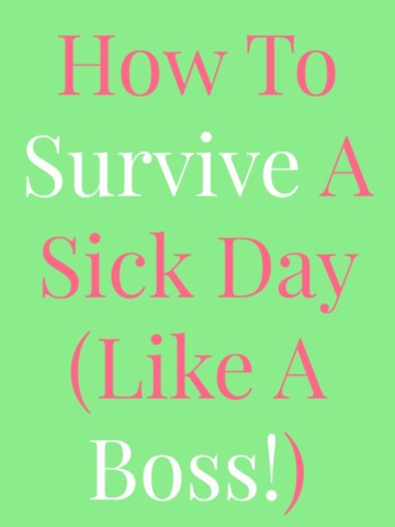 How To Survive A Sick Day (Like A Boss!) | Strength and Sunshine @RebeccaGF666 No one likes being sick, but that doesn't have to bring your day to a halt. Here's how to survive a sick day (like a boss!) You'll be feeling better and making the most of your day in the nick of time! No illness can get in your way and stop you in your tracks with these tips! #ad #nogoodcough