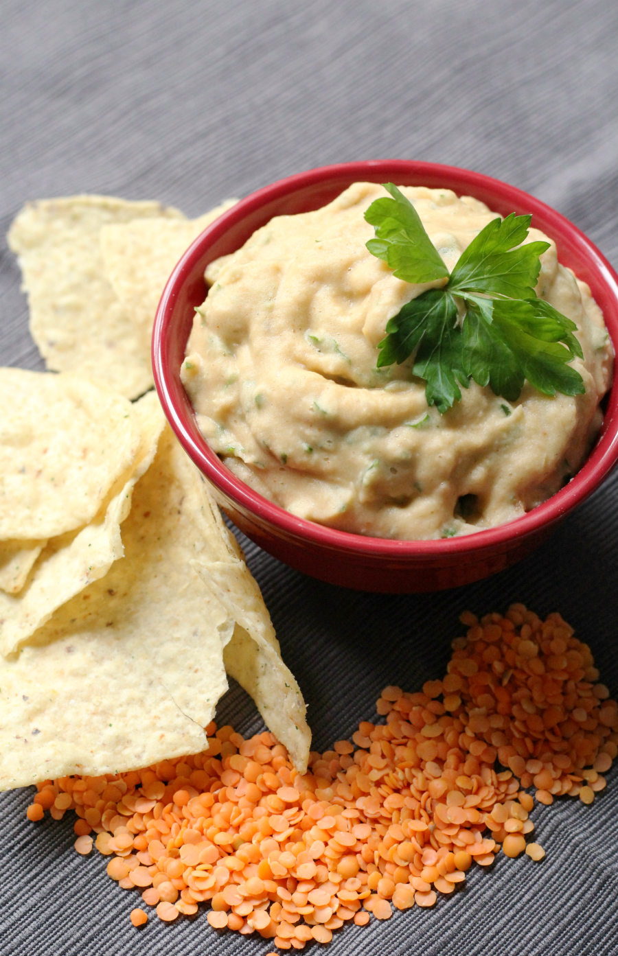 Red Lentil Nacho Dip (Gluten-Free, Vegan) | Strength and Sunshine @RebeccaGF666 Your favorite Mexican appetizer, now as a dip! A creamy Red Lentil Nacho Dip that's allergy-free, gluten-free, and vegan! A perfect recipe for parties or everyday snacking! Easy to make and delicious to eat! 