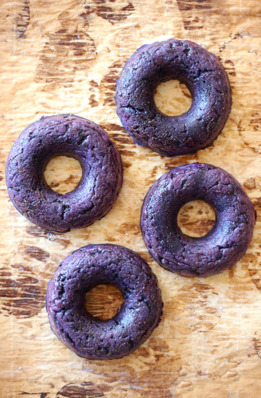 Ginger Glazed Purple Sweet Potato Doughnuts (Gluten-Free, Allergy-Free, Vegan, Paleo) | Strength and Sunshine @RebeccaGF666 No more beige donuts! These healthy Ginger Glazed Purple Sweet Potato Doughnuts are gluten-free, allergy-free, vegan, and paleo! A creative and fun recipe to try for breakfast, dessert, or an afternoon snack! 
