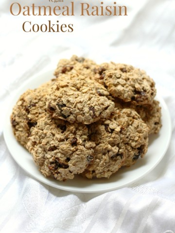 Chewy Gluten-Free Oatmeal Raisin Cookies (Allergy-Free, Vegan) | Strength and Sunshine @RebeccaGF666 Your favorite "healthy" cookies, now gluten-free, allergy-free, and vegan! These Chewy Gluten-Free Oatmeal Raisin Cookies are an easy dessert recipe to bake up any day of the week when the craving for a sweet snack hits!