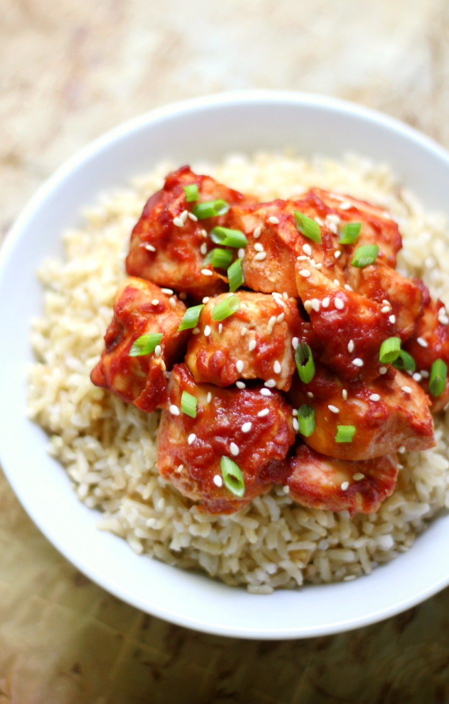 Gluten-Free Kung Pao Chicken (Paleo, Allergy-Free) | Strength and Sunshine @RebeccaGF666 Delicious and easy, this Gluten-Free Kung Pao Chicken is a healthier version of the classic Chinese takeout you can make at home! A recipe that's paleo, top 8 allergy-free, and with all the flavors and spice you love!