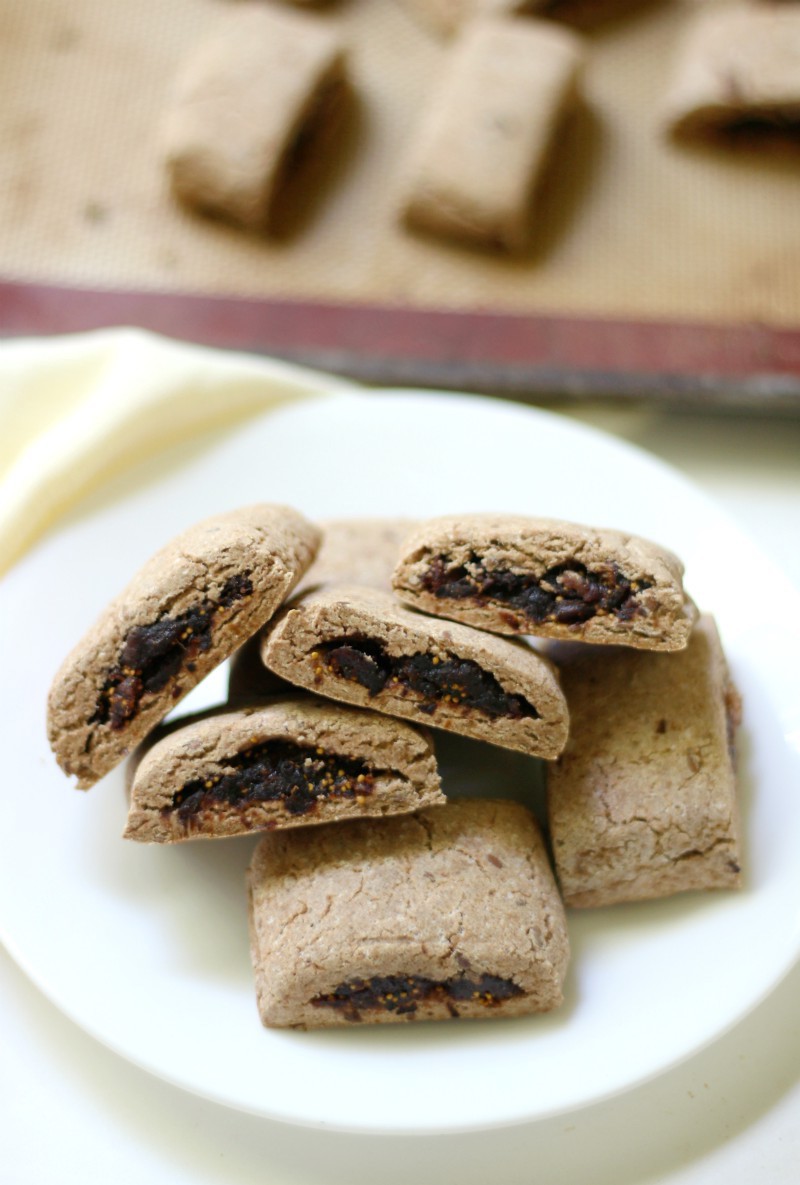 Homemade Gluten-Free Fig Newtons (Vegan, Allergy-Free) | Strength and Sunshine @RebeccaGF666 The classic cookie now baked right at home! Homemade Gluten-Free Fig Newtons, naturally sweet, vegan, and top-8 allergy-free. A healthy dessert or snack, these fig filled soft cookie rolls will be a new staple recipe in your home!