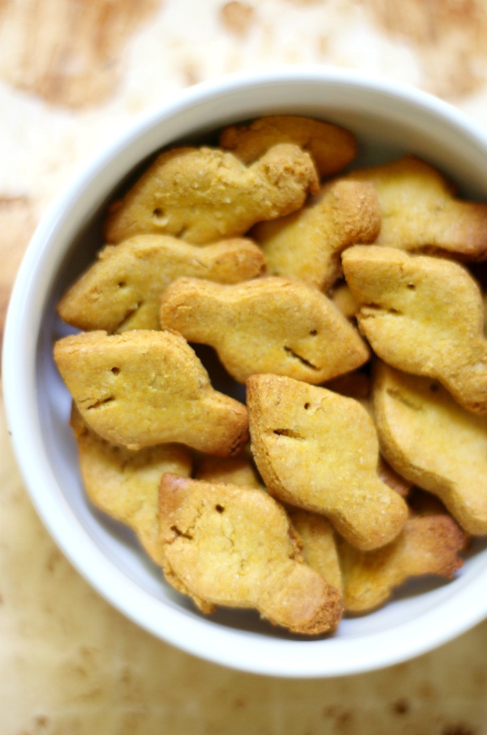 Homemade Gluten-Free + Vegan Goldfish (Allergy-Free, Grain-Free) | Strength and Sunshine @RebeccaGF666 Nothing says childhood more than Goldfish crackers! Now you can make your own Homemade Gluten-Free & Vegan Goldfish that are top 8 allergy-free, grain-free, sugar-free, and secretly protein-packed! A healthy snack recipe mom's and kids will love!