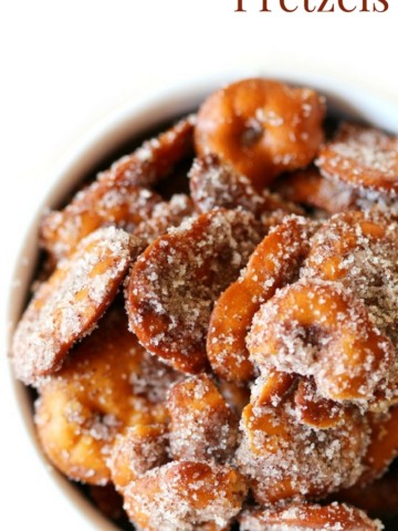 Gluten-Free Cinnamon Sugar Pretzels (Vegan, Sugar-Free, Allergy-Free) | Strength and Sunshine @RebeccaGF666 A super easy, salty, sweet, and crunchy snack recipe! These Gluten-Free Cinnamon Sugar Pretzels are vegan, sugar-free, and top-8 allergy-free! Perfect for gift-giving, late night snacking, or a healthier kid-friendly treat! #glutenfree #vegan #pretzels #cinnamonsugar #snacks #holidays #sugarfree