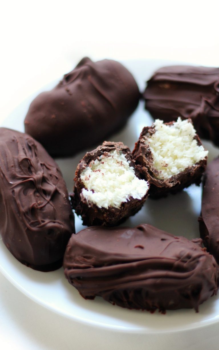 4Ingredient Homemade Mounds Bars (GlutenFree, Vegan, Paleo)