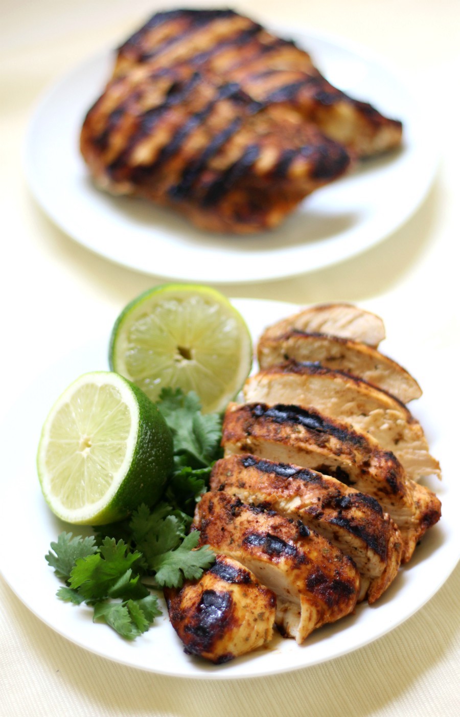 Grilled Chili Lime Chicken ( Gluten-Free, Paleo, Allergy-Free) | Strength and Sunshine @RebeccaGF666 You'll want this spicy and zesty recipe on the grill asap! Grilled Chili Lime Chicken that's a delicious healthy entree for your next bqq or cookout! It's gluten-free, paleo, and allergy-free; perfect for pleasing the crowd and awakening the taste buds! #grilledchicken #chililime #chicken #glutenfree #paleo #chililimechicken #strengthandsunshine