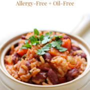 easy-vegan-red-beans-and-rice-parsley-in-tan-bowl-pin