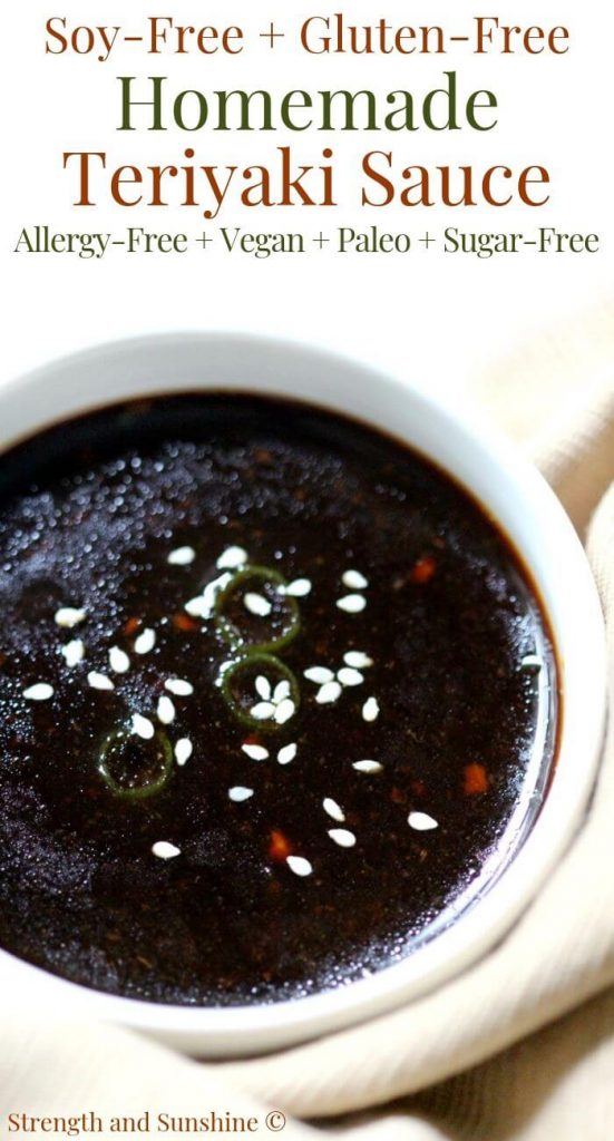 Homemade Teriyaki Sauce (SoyFree, GlutenFree, Paleo, Vegan)