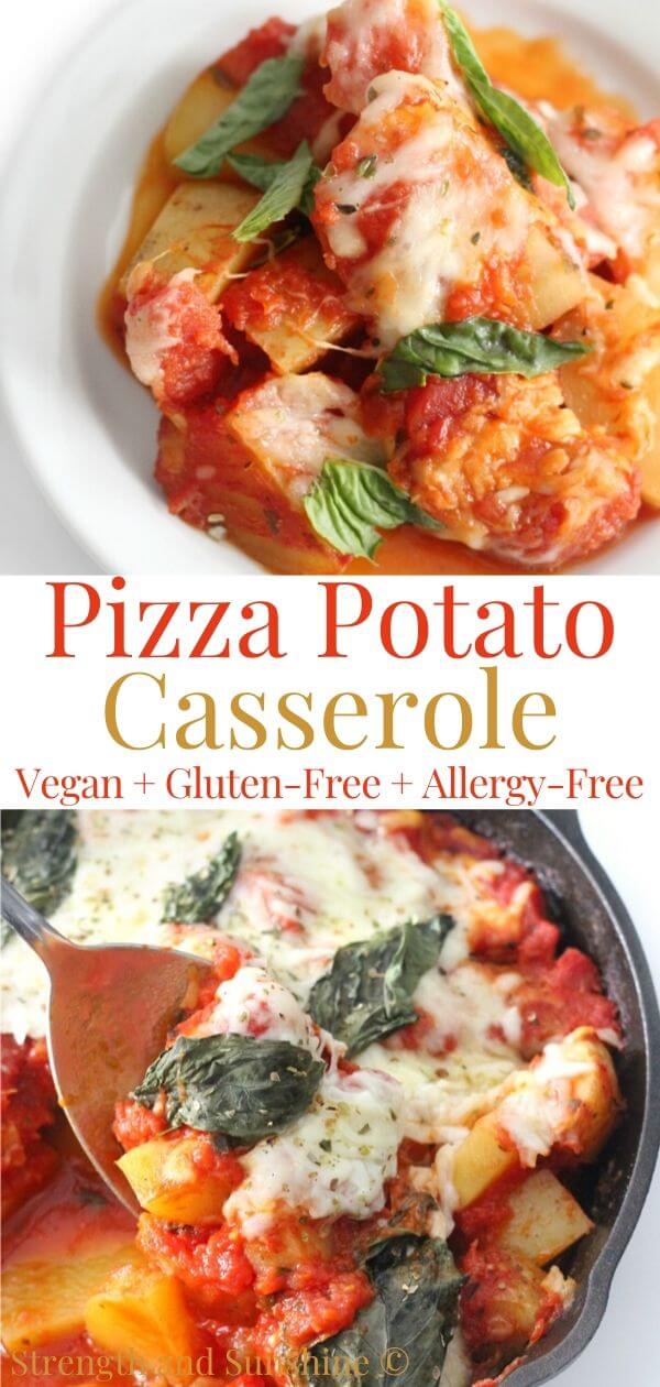Pizza Potatoes Casserole (Vegan, Gluten-Free Allergy-Free)