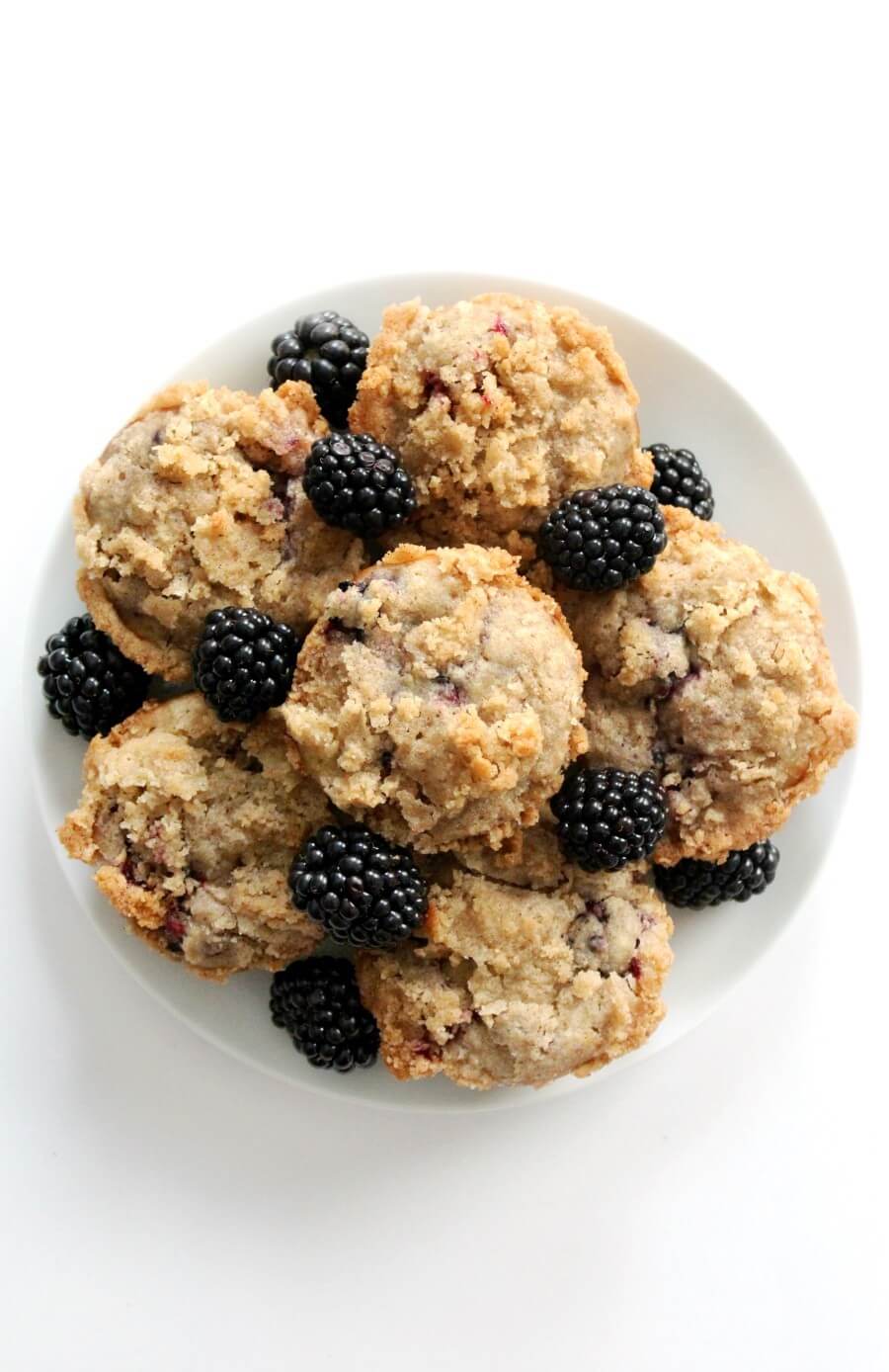 Gluten-Free Blackberry Muffins with Streusel Topping (Vegan + Allergy-Free) 