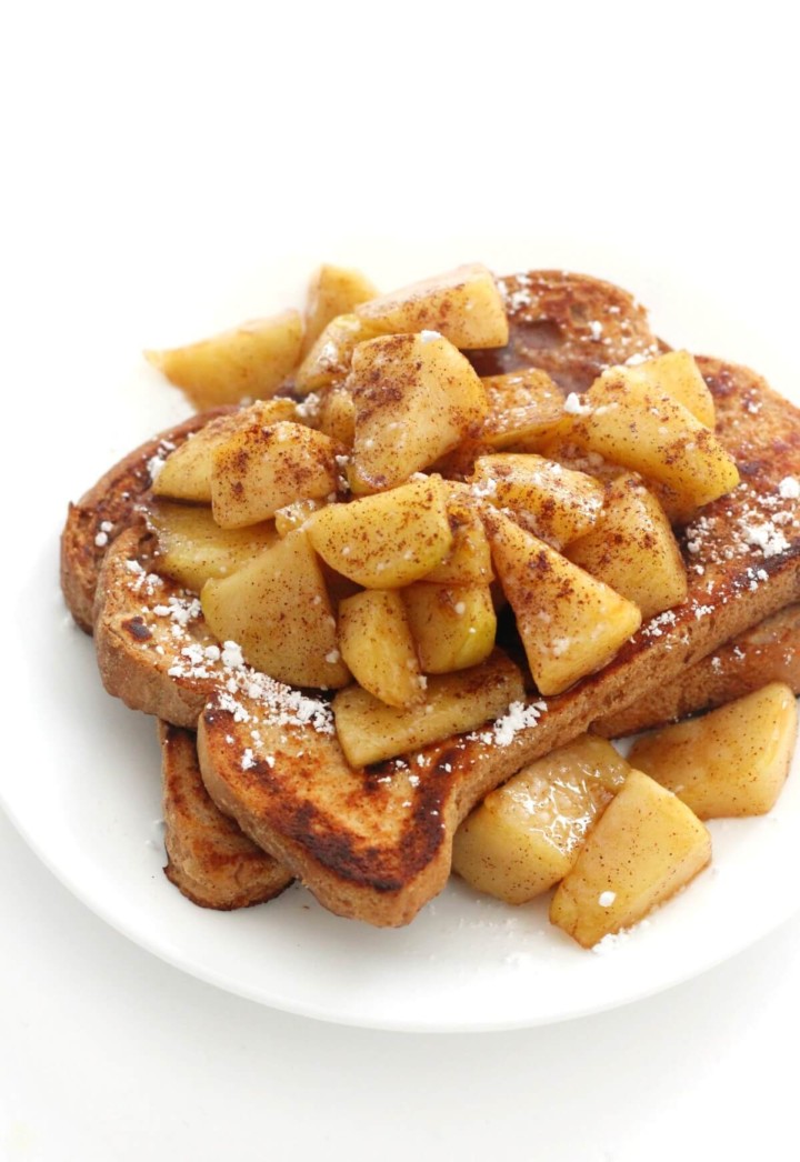GlutenFree Apple Cinnamon French Toast (Vegan, AllergyFree)