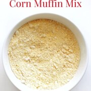 gluten-free jiffy corn muffin mix with image text