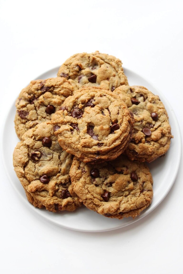 Perfect GlutenFree Vegan Chocolate Chip Cookies (Eggless, Chewy)