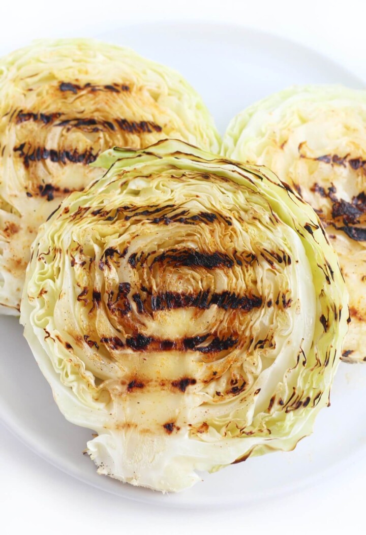 Grilled Cabbage Steaks Strength and Sunshine
