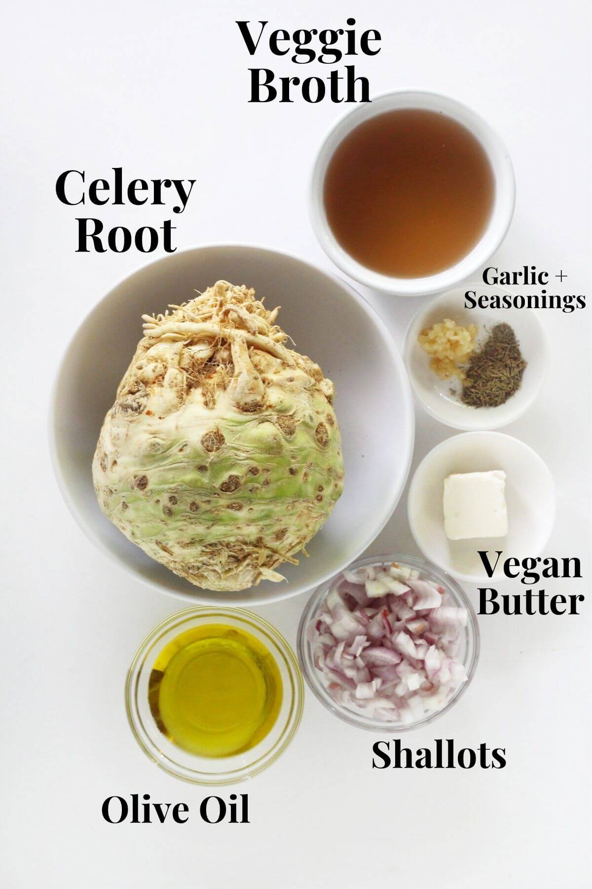 celery root mash ingredients