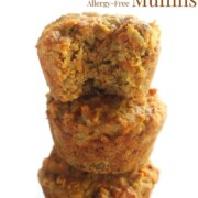 morning glory muffins with image text