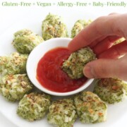 broccoli tots with image text.