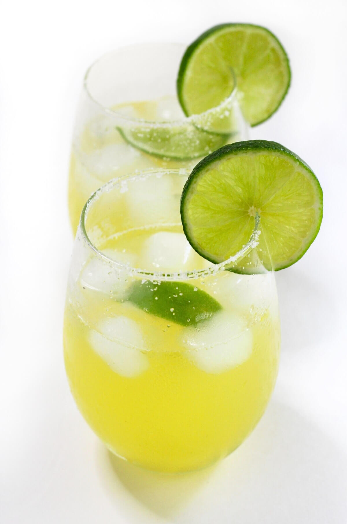 two ready to serve margarita maocktails.