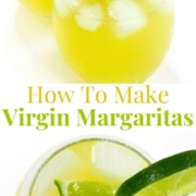 collage image of virgin margaritas.