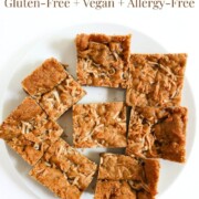 vegan coconut chewies with image text.